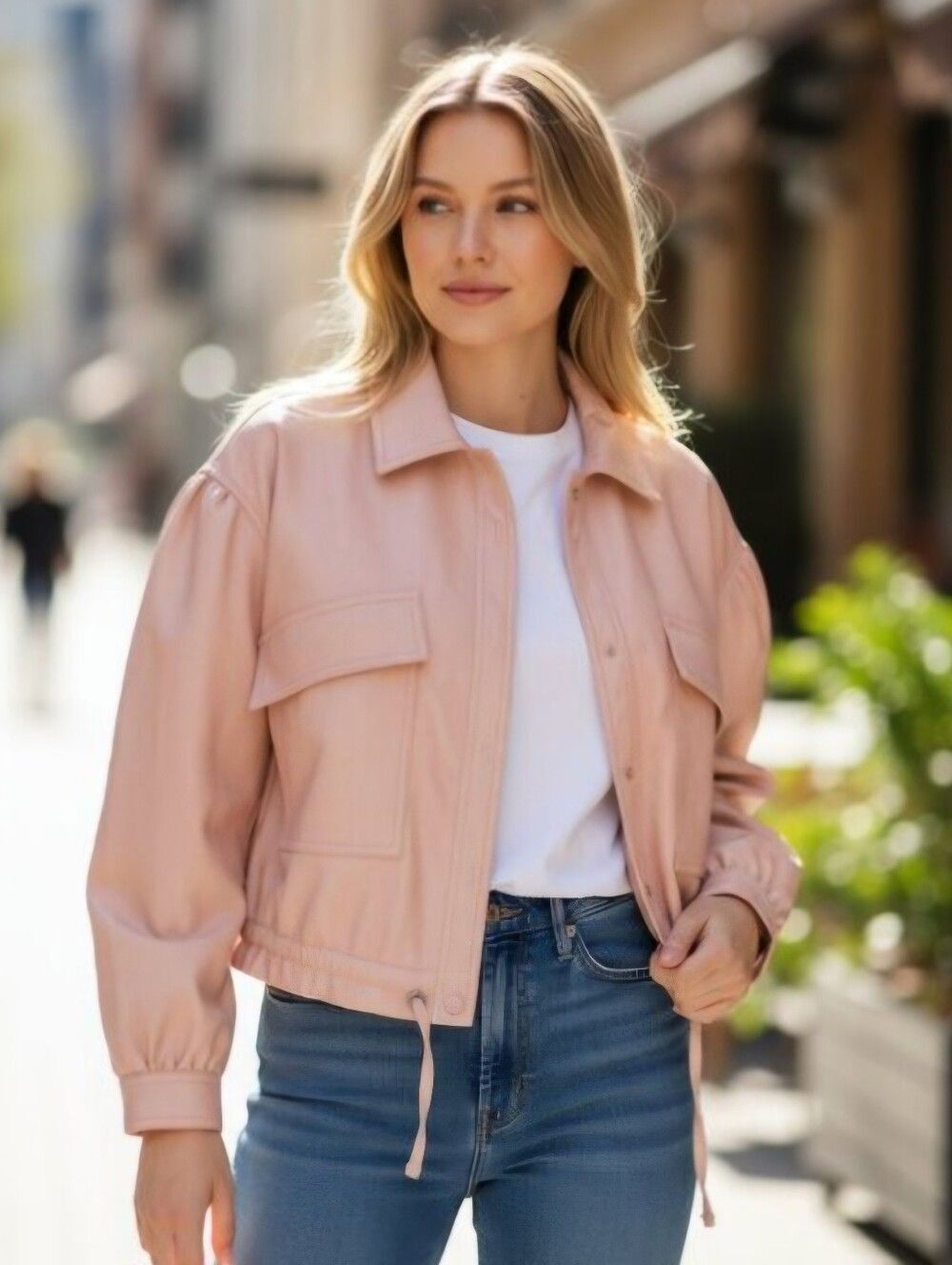 🍑🍑🍑 7 FOR ALL MANKIND Faux-Leather Jacket 🍑🍑🍑